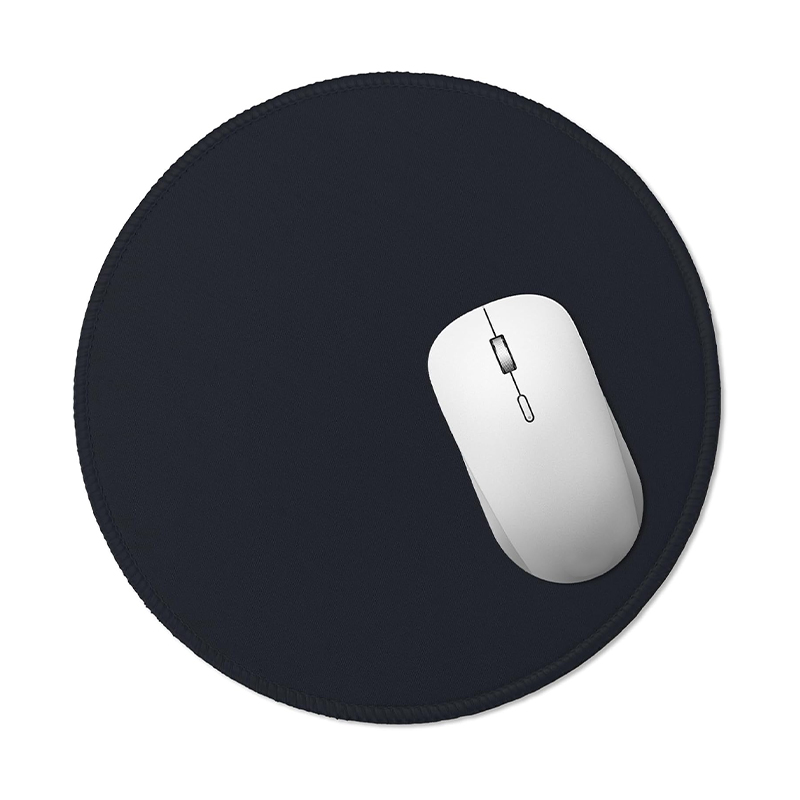 Custom Round Mouse Pad, Non-Slip Rubber Base Mouse pad with Stitched Edge